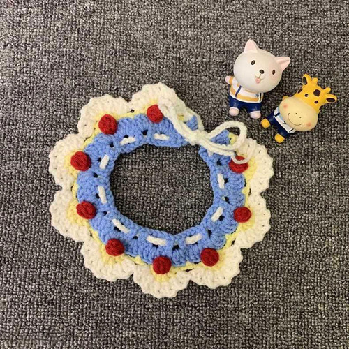 Fa 2 Collares De Gato Tejidos, Disfraz De Bufanda Xs Estilo