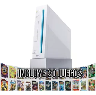 Consola Nintendo Wii Standard Usb Con 20 Juegos De Regalo