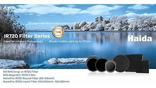 Filtro Infrarrojo Haida Nanopro Mc Ir720 De 77 Mm, 720 Nm, 7