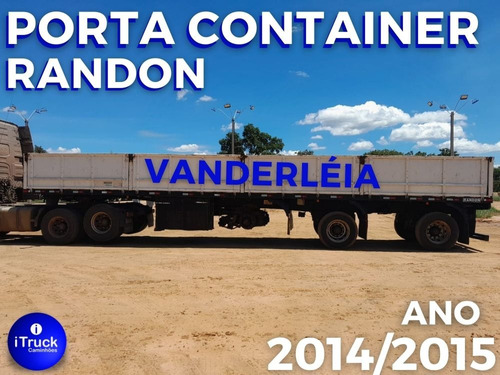 Carreta Porta Conteiner Randon 2014/2015 Vanderléia 3 Eixos 