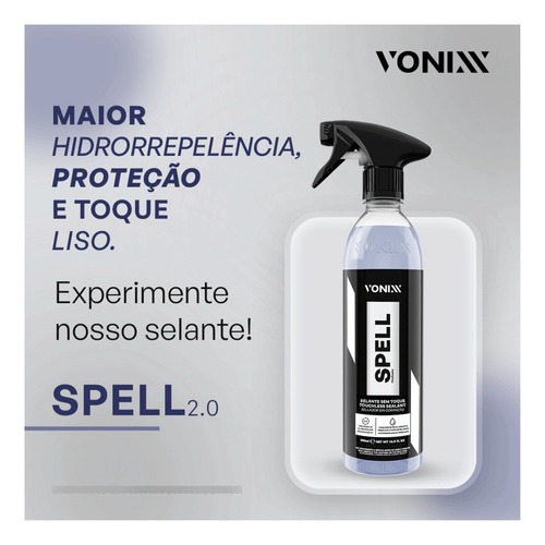 Spell Cera Automotiva Vitrificadora Blend Izer Vonixx
