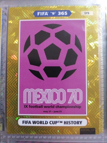 Carta Adrenalyn Fifa 365 2021 / Mundial México 1970 
