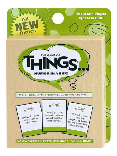 The Game Of Things Humor In A Box !