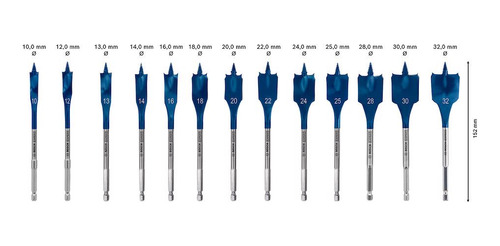 Jogo Com 13 Brocas Bosch Expert Sel Fcut Speed 10-32mmx152mm