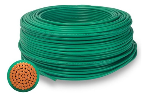 Cable Libre De Halógenos 2.5mm Verde (r100)