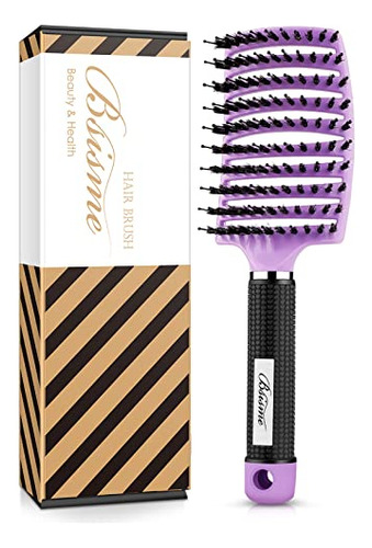 Hair Brush, Boar Bristle Hair Brushes For Women Men Kids, Cu