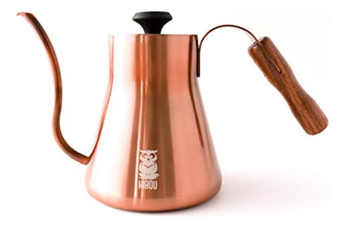 Hibou Pour Over Kettle - Revestido De Cobre - Termómetro Int