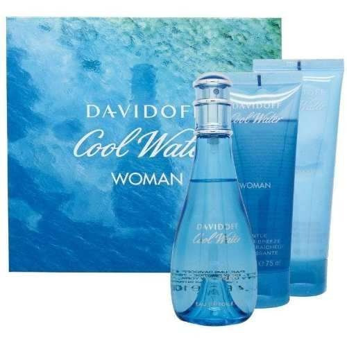 Cool Water Woman Estuche 100ml Silk Perfumes Original
