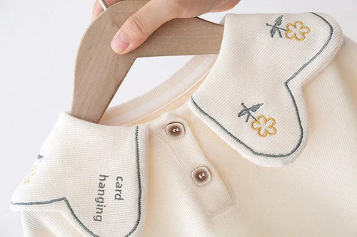 Sudadera Con Capucha De Algodón Con Bordado Floral Para Niña