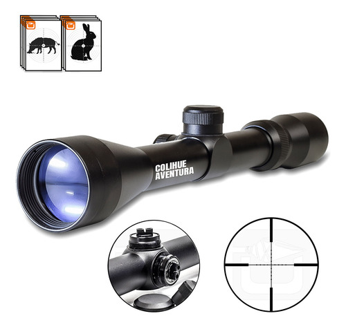 Mira Para Aire Comprimido Retículo Mil Dot 3-9x40