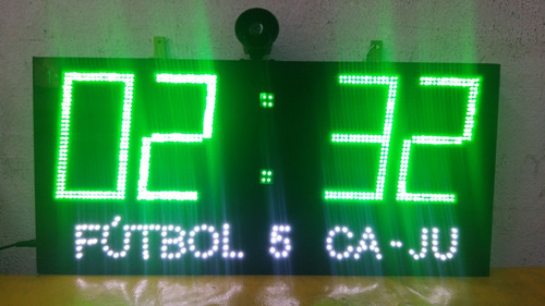 Cronometro Marcador Tablero Deportivo Led Futbol 5