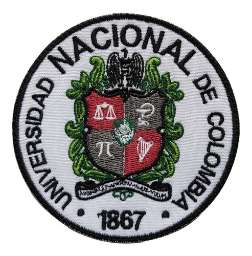 Parche Bordado Escudo Universidad Nacional De Colombia 1867