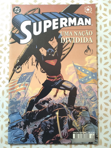 Superman: Uma Nação Dividida - Editora Mythos 2001 - Em Português - Capa Mole - Lombada Com Grampos (Usado)