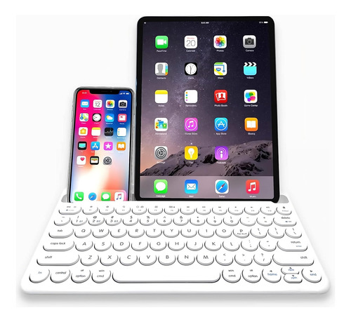 Teclado Bluetooth Multidispositivo Para iPhone, iPad Y Table