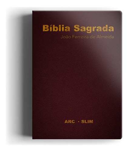 Bíblia ARC slim luxo vinho: Mais leve, mais prática mesmo conteúdo!, de Ibb. Geo-Gráfica e Editora Ltda, capa dura em português, 2022