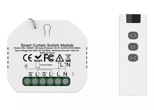 Wifi Rf 433 persianas interruptor de cortina con control remoto para  persiana enrollable eléctrica