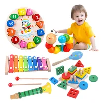 Comprar Juguetes Didacticos Para Niños, Juguetes Sensorial Montessori Educativos,juguetes Estimulacion Temprana,juguetes Educativos Para Niños Música, Color, Espacio,madera Infantil Juguetes