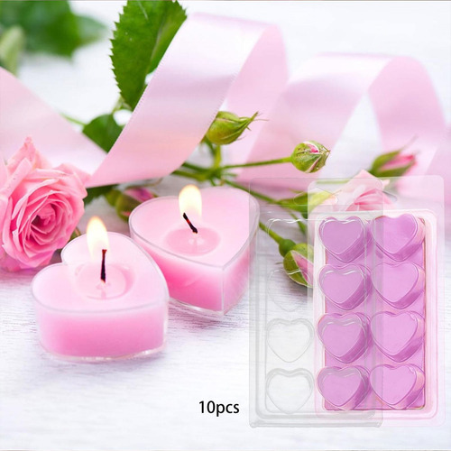 Paquete De 10 Cuencos Para Derretir Velas, Modelos En Forma