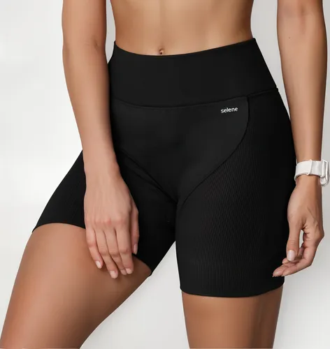 Short Academia Feminino Poliamida Selene Zero Transparência