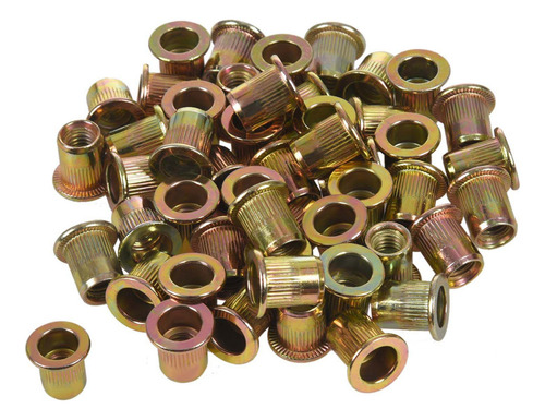 M Tuerca De Remache Con Rosca Plana, M6 X 12 Mm, Tornillos