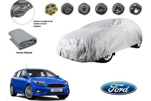 Funda Car Cover Afelpada Premium Ford Focus 2014 A 2018