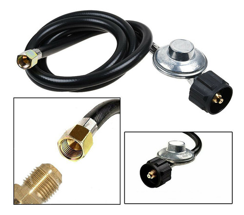 Manguera Extension Tanque Propano Regulador Gas Parrilla Bbq