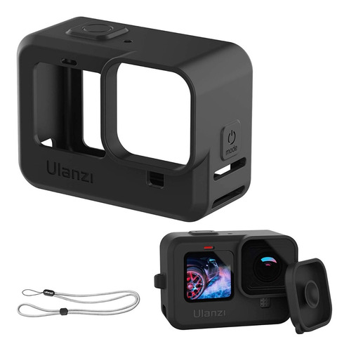 Carcasa Protector Silicona Cámara Gopro 9 Black Ulanzi