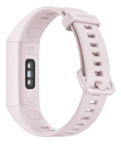 Imagen 3 de 4 de Huawei Band 4 0.96" caja de plástico malla sakura pink de caucho de silicona ADS-B29