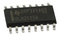 Arreglo De 7 Transistores Darlington Npn 50v 500ma  Uln 2003adr 