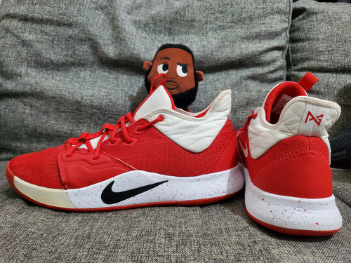 Tenis Pg 3 University Red 29cm Zoom Air Kobe Kyrie Lebron (Usado)