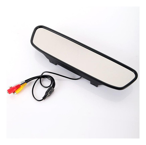 Kit Espelho Retrovisor Monitor Câmera De Ré Tela Lcd 4,3