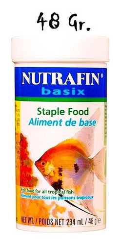 Nutrafin Basix Alimento Para Peces Tropicales Escamas 48 Gr