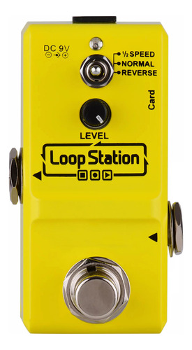 Pedal De Efectos Effect Loop Ammoon Looper Con Miniestación