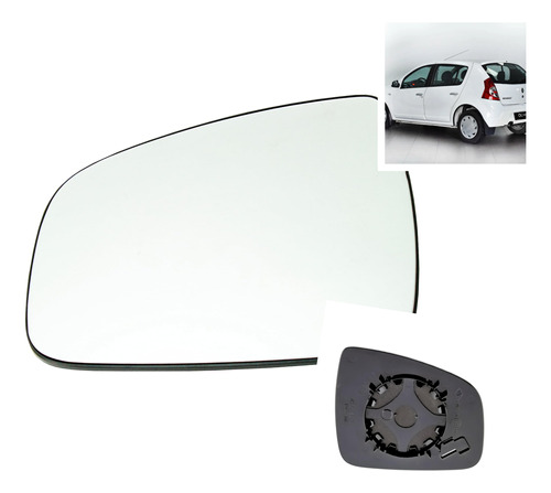 Luna Espejo Izq Compatible Con Renault Sandero 2008-2016