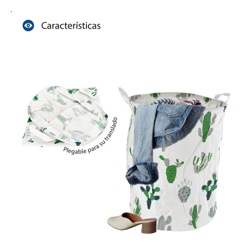 Imagen 3 de 7 de Cesto De Ropa Sucia Canasto Lavadero Estampados Juguetes