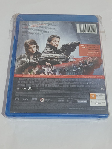 Blu-ray João E Maria Caçadores De Bruxas 3d E 2d - Duplo