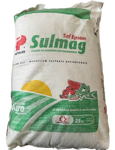 Sulfato De Magnesio, Sales Epson, Sulmag 10 Kgs