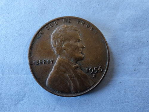 Moneda Estados Unidos One Cent 1956 D Lincoln Head (x720