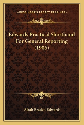 Libro Edwards Practical Shorthand For General Reporting (...