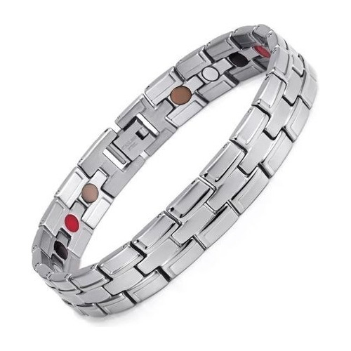 Brazalete Biomagnetismo Germanio  Acero Inoxidable 316 L 