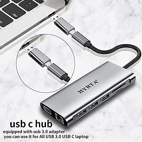 Displaylink Usb C Docking Station Dual Monitor, 12 En 1 U...