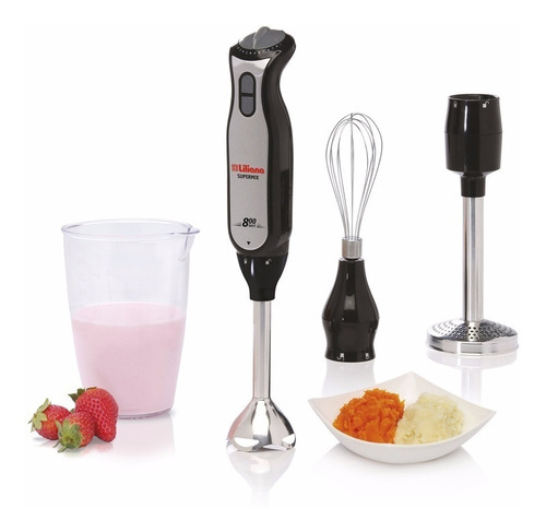 Mixer Supermix 800w 3 In 1 Licua, Bate, Puré Ah730 Liliana