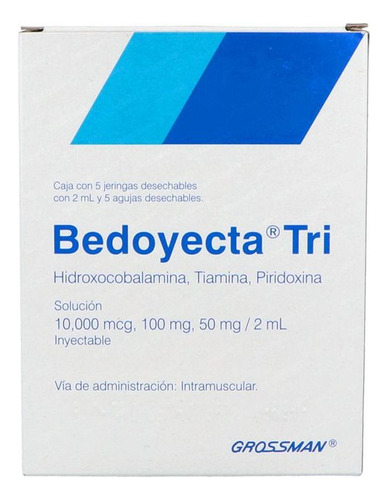 Bedoyecta Tri 50 Mg 5 Jeringas Prellenadas 2 Ml Hypak