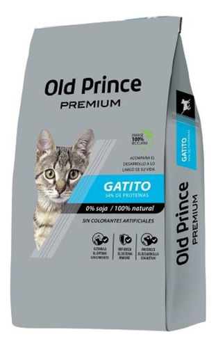 Old Prince Gato Kitten/gatito Premium X 3 Kg Boedo