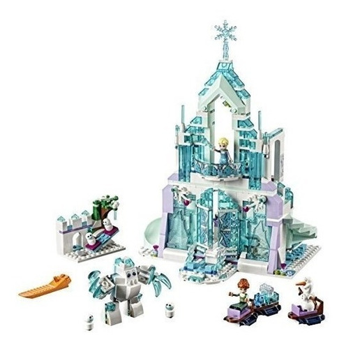 Bloques para armar Lego Disney/Frozen Elsa's magical ice palace 701 piezas  en  caja