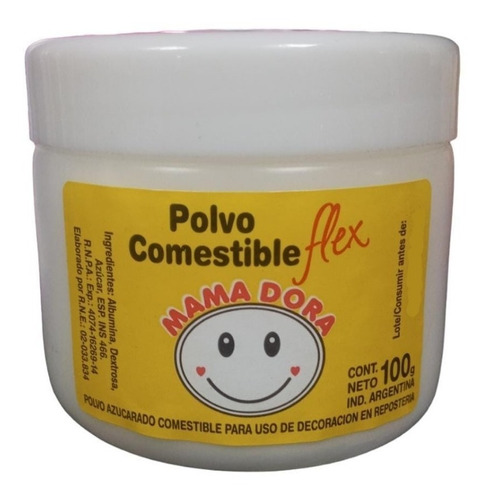 Polvo Puntilla Comestible Flex Mama Dora X100g