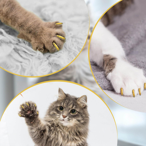 20 Unidades De Tapones Para Uñas De Gatos, Protectores De S