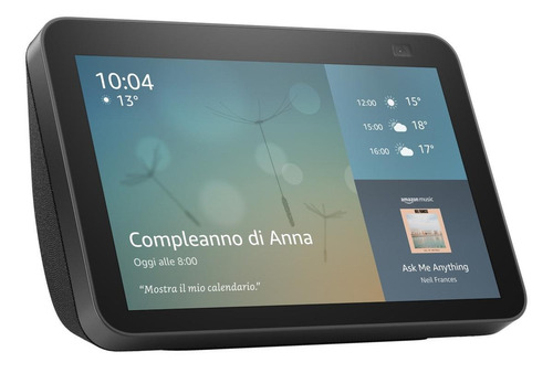 Amazon ECHO SHOW Echo Show 8 2nd Gen con asistente virtual Alexa, pantalla integrada de 8" negro 110V/240V