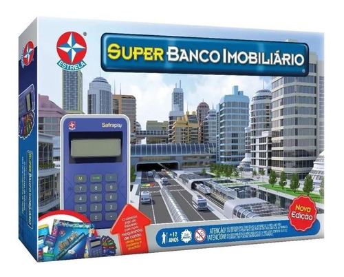 Jogo Super Banco Imobiliário - Tabuleiro - Estrela