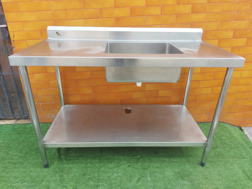 Pia Industrial Inox Bancada Personal (Usado)